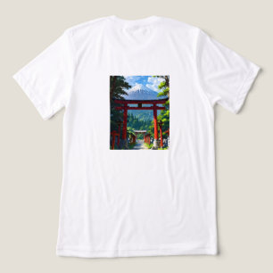 Triblenda una camiseta clásica simple con un dibujo animado