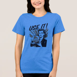 Triblenda ¡USALO! Camiseta del Cerebro – Camiseta Minimalist