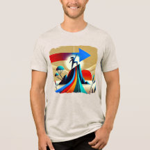 Vibes urbanas - Camiseta abstracta inspirada en el