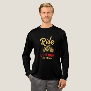 Triblenda Vintage de viaje - Sienta la camiseta de la motoci