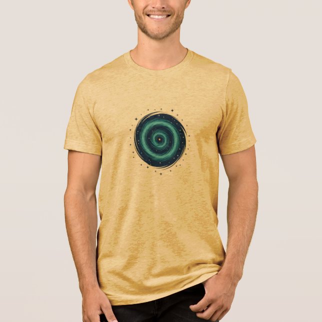 Triblenda Vortex infinito: una camiseta celestial (Anverso)