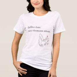Triblenda Zapatos de tacón alto, gafas de sol: camiseta gráf
