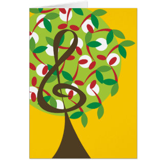 Tríbol musical Cherry Notes Tree Whimsical Nature