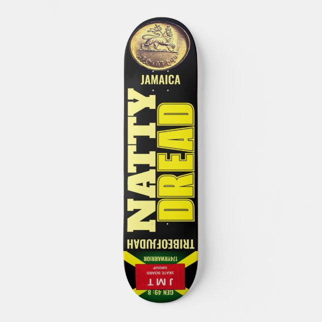 TRIBU DE JUDÁ NATIVO Skateboard (Anverso)