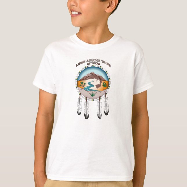 Tribu de Lipan Apache de la camiseta básica de (Anverso)