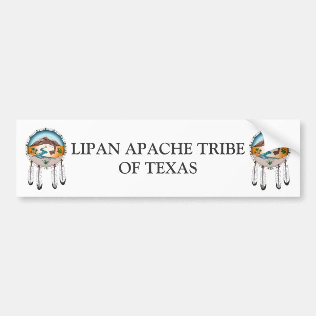 Tribu de Lipan Apache de la pegatina para el (Frente)