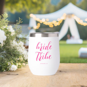 Tribu de Novia Moderno Rosa Brillante Despedida de