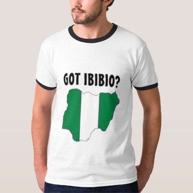 tribu del ibibio, camiseta de Nigeria y etc (Anverso)