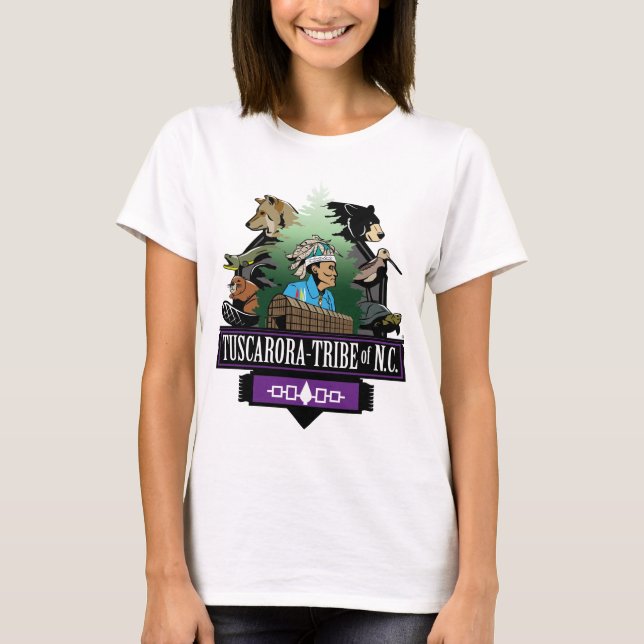 Tribu del Tuscarora del estilo 1   de la camiseta (Anverso)