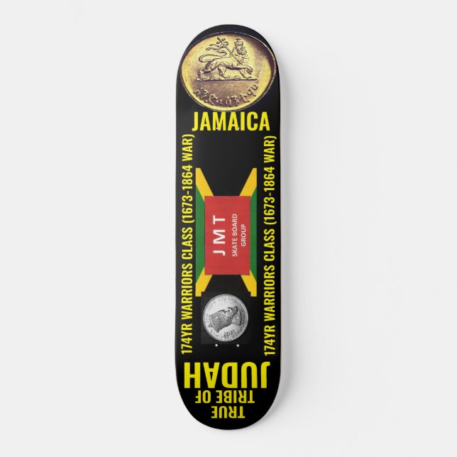 TRIBU JAMAICA DE JUDAH 174YR WARRIOR Skateboard (Anverso)