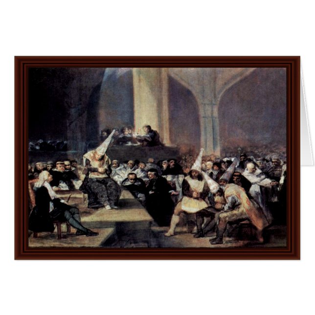 Tribunal de la inquisición de Francisco De Goya (Anverso (Horizontal))