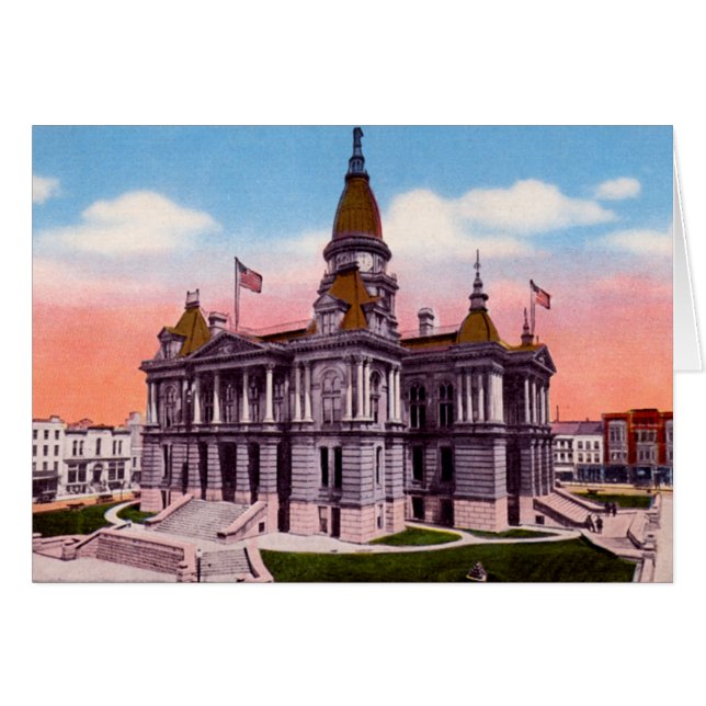 Tribunal de Lafayette Indiana (Anverso (Horizontal))