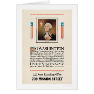 Tributo del ejército a Washington