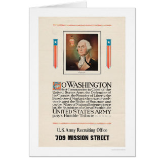 Tributo del ejército a Washington
