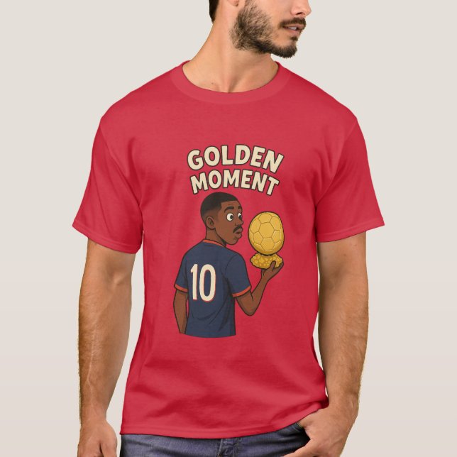 Tributo Número 10 | Camiseta del héroe de fútbol p (Anverso)