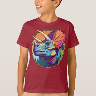 Triceratops - Clásica Camiseta de dinosaurio