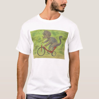 ¡Triceratops en una camiseta triciclo!