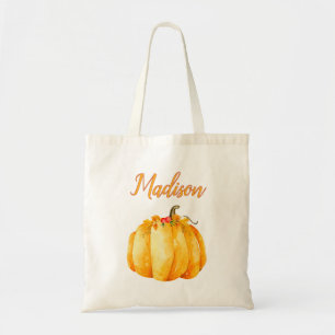 Trick de calabaza o bolsa de tratamiento con nombr