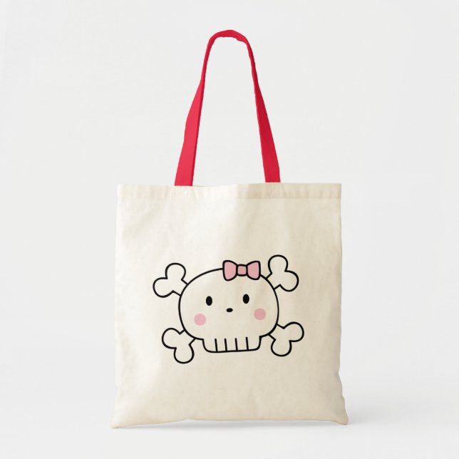 Trick de cráneo de Halloween o bolsa de tratamient (Frente)