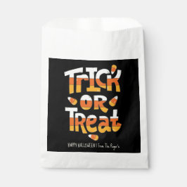 Trick de Halloween o trates bolsas de dulces