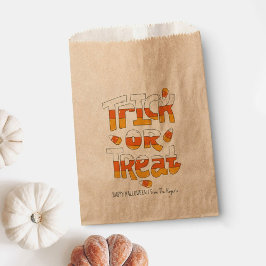 Trick de Halloween o trates bolsas de dulces
