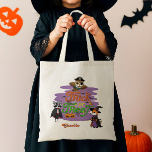 Trick de Halloween o traza la bolsa de la tote