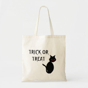 Trick de lienzo para gato negro o bolsa para trata