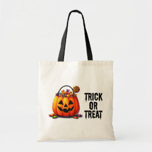 Trick o bolsa para tratar a Jack-o'-Lantern rellen