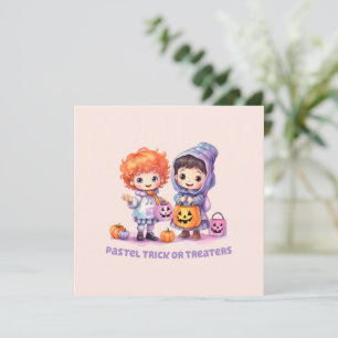 Trick o tratantes Pastel - Niño Personalizado y Ch