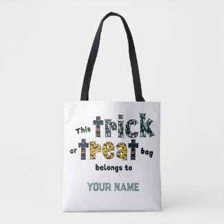 Trick o tratar la bolsa de té de Halloween
