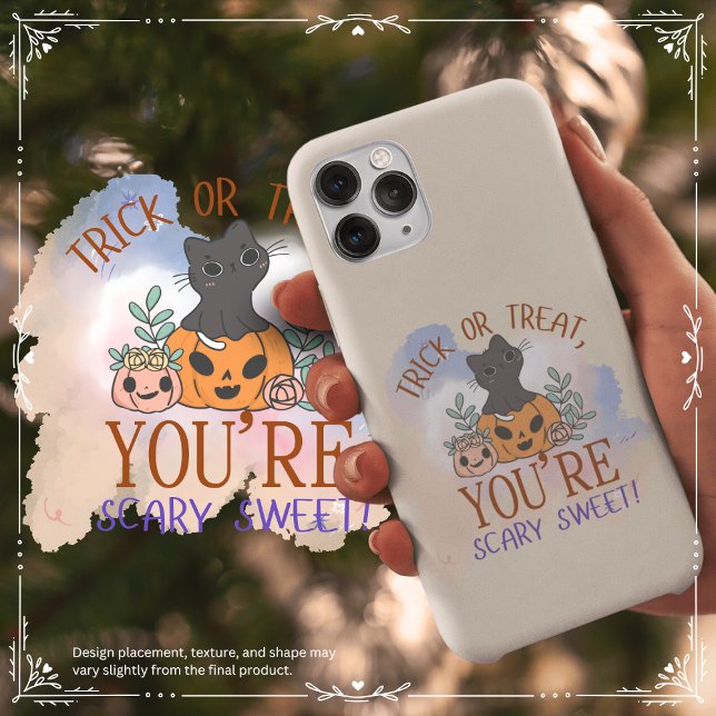 Trick o Treat Eres un Funda de iPhone 15 dulce y t (Trick or Treat, You're Scary Sweet! Cover from The Beekeeper Store)