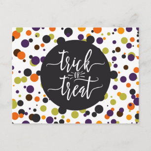 Trick o Treat Halloween Invitación moderna