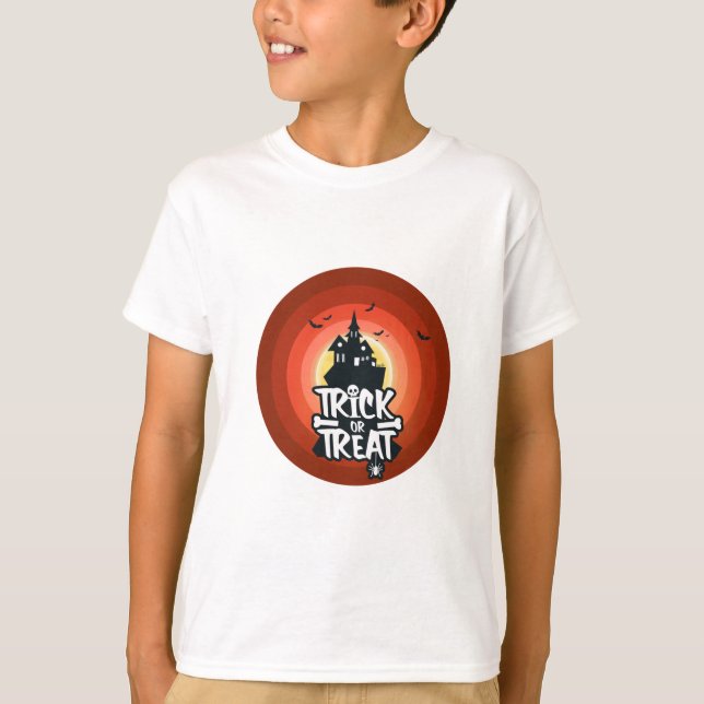 Trick o Treat Halloween party Costume camiseta (Anverso)