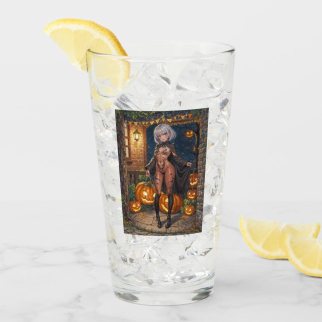 Trick o Treater, valiente Chica de disfraces de Ha (Anverso (hielo))