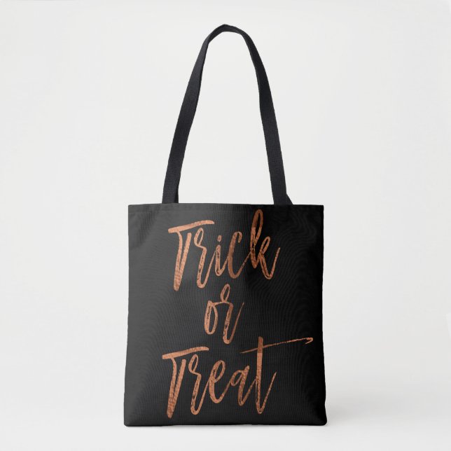 Trick o Trek Bolsa moderna de caramelos de Hallowe (Anverso)