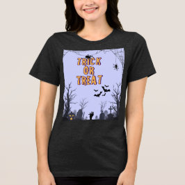 Trick o Trek Camisetas de Halloween Mujeres, niños