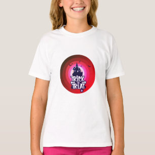 Trick o Trek el disfraz de Halloween para camiseta