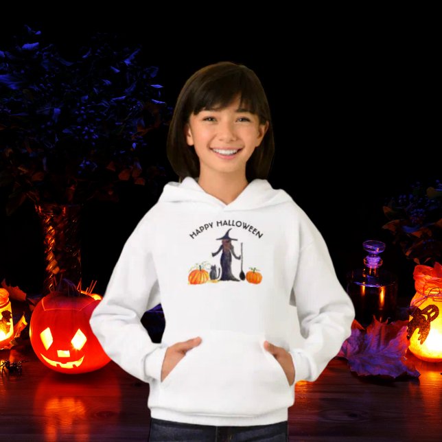 Trick o Trek Happy Halloween Witch Cat Pumpkin (Subido por el creador)
