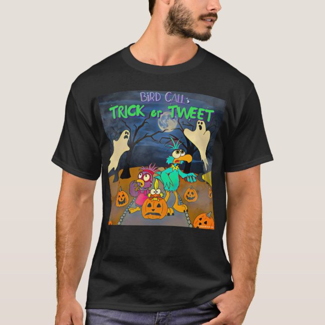 Trick o tuitear camiseta (Anverso)