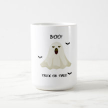 Trick or Cansado – Taza de café divertida de fanta