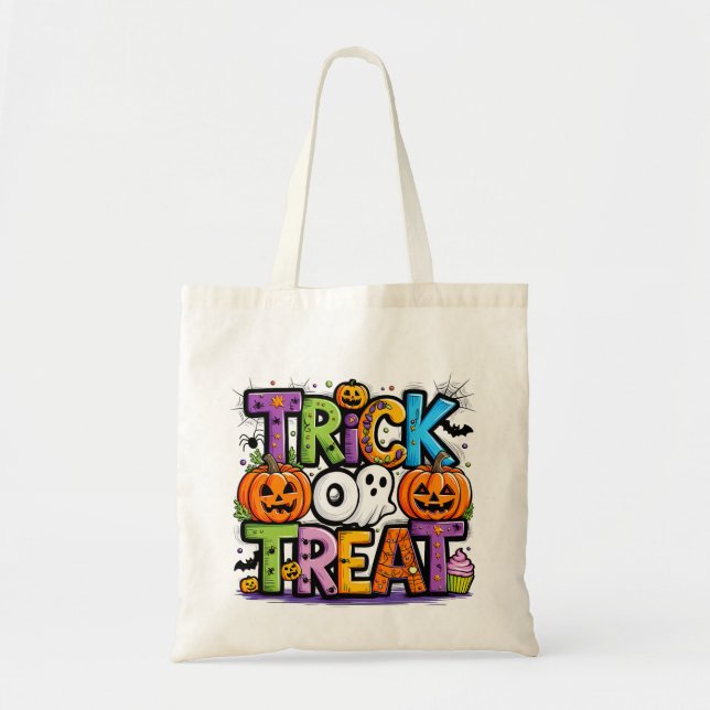 Trick personalizado de Halloween o bolso de tratam (Frente)