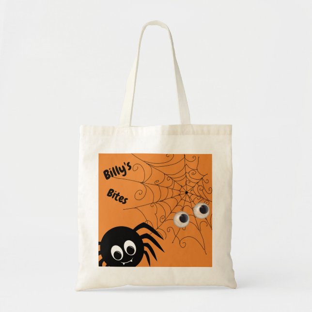 Trick Tret Personaliza La Bolsa De Tote Halloween (Frente)