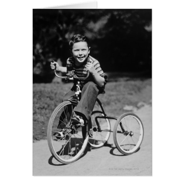 Tricycle en Boy Riding (Frente)