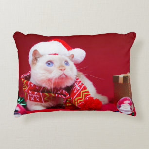 Trident la almohada del navidad del gato