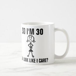 trigésimas tazas de café del cumpleaños,