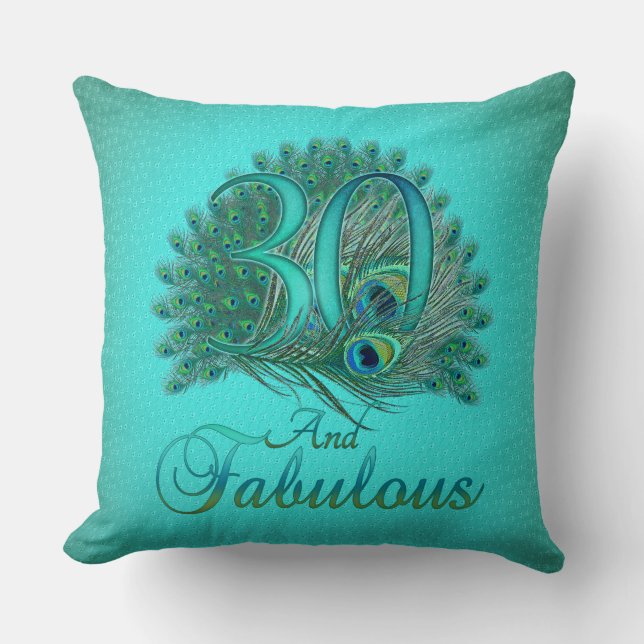 trigésimo Almohadas del cumpleaños (Anverso)