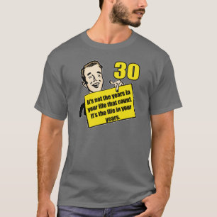 trigésimo Camiseta de los regalos de cumpleaños