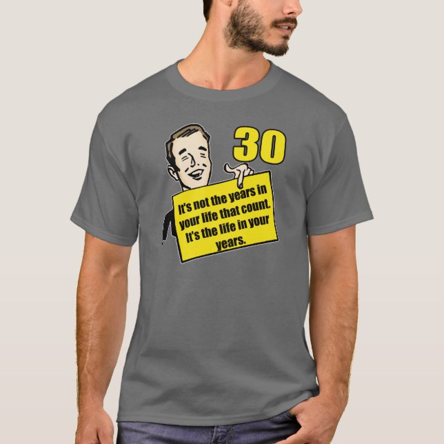 trigésimo Camiseta de los regalos de cumpleaños (Anverso)
