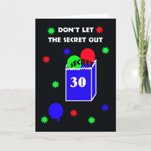 trigésimo Invitación de la fiesta de cumpleaños de