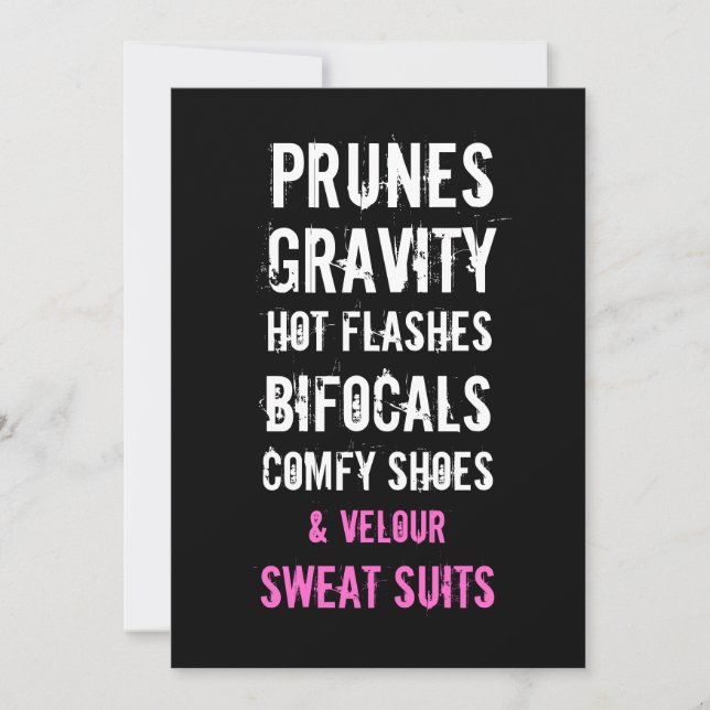 trigésimo Invitación del cumpleaños - damas y (Anverso)